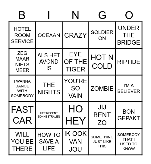 KERSTBINGO 2023 2 Bingo Card