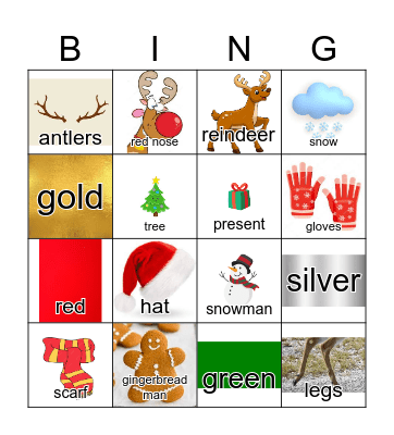 Winter Bingo Card