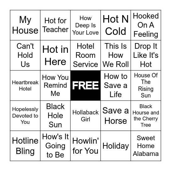 Find the Ho Ho Ho s Bingo Card