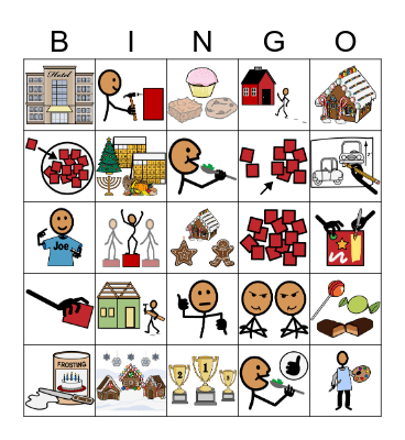 Gingerbread Displays Bingo Card