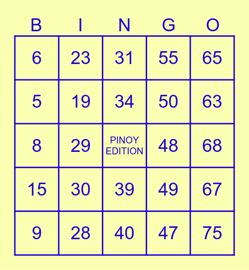 ST Micro Year End Party 2023 Bingo Card