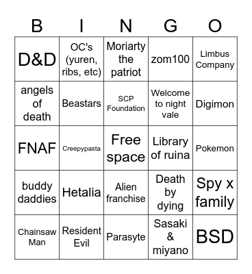 How many interests/likes do u share w/ me!! Bingo Card