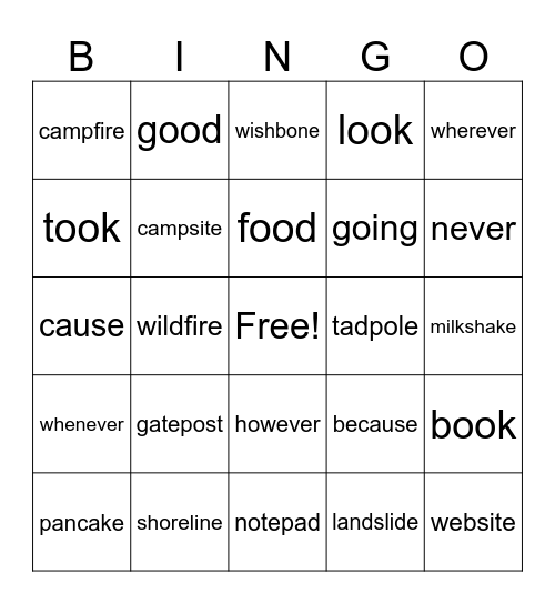 4.2 BINGO Card