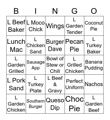 JNN BINGO! Bingo Card