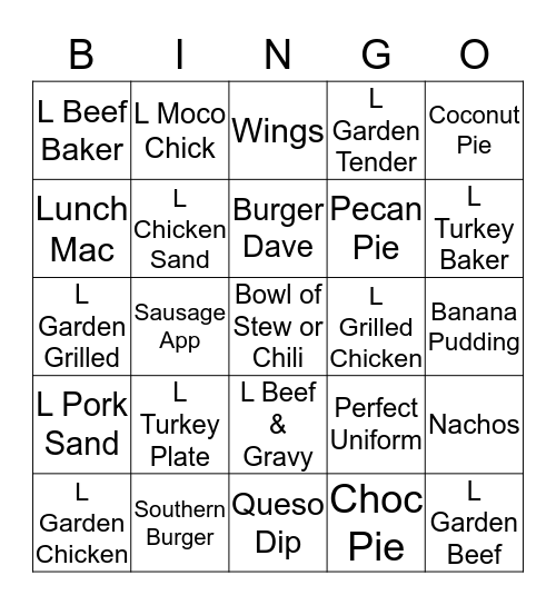 JNN BINGO! Bingo Card