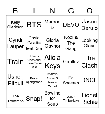 #47 Bingo Card