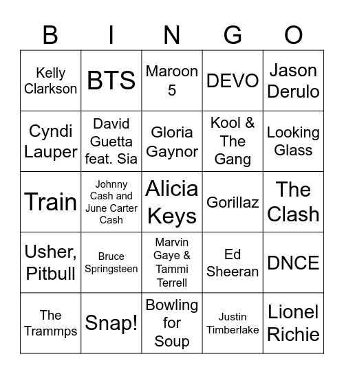 #47 Bingo Card