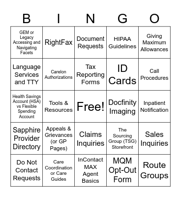 Day 1 - eSource Pages Used Bingo Card