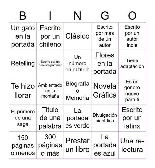 Bingum Secretum Bingo Card