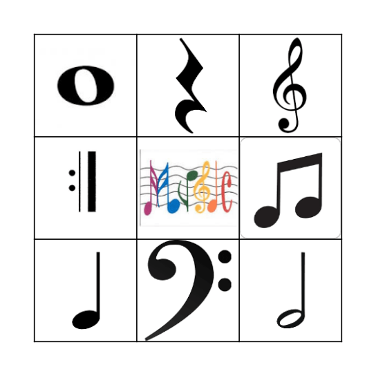Music Bingo Card