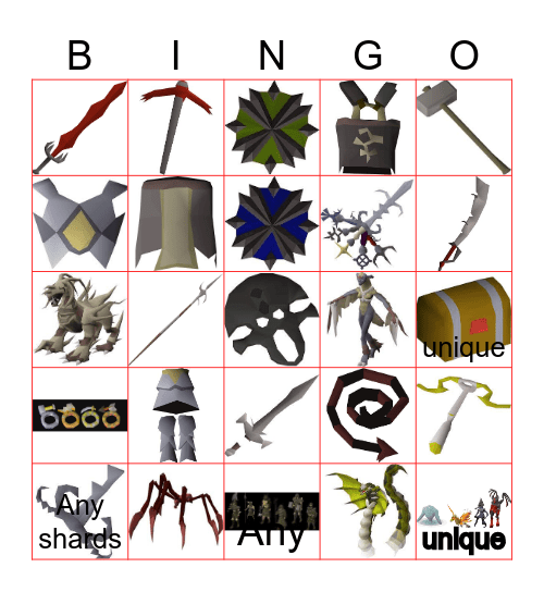 PVM BINGO Card