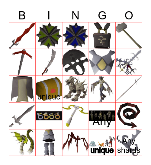 PVM BINGO Card