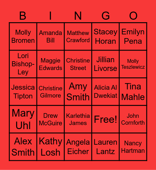 HR Bingo Card