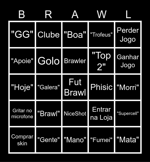 BRAWL BINGO Card
