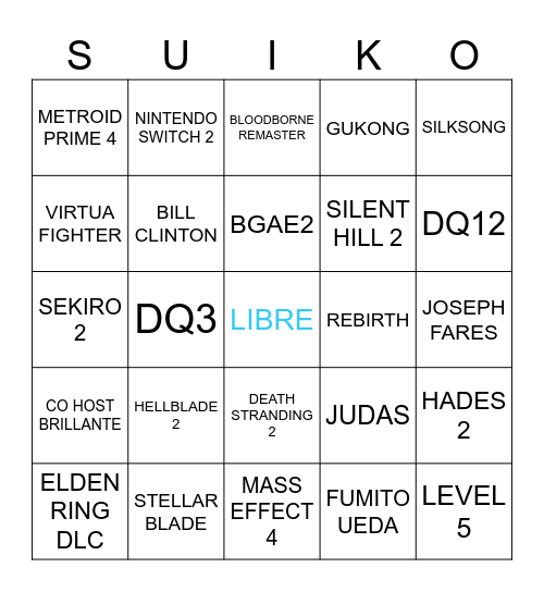 DORITOS AWARDS 2023 Bingo Card