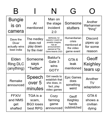 This Again Bingo Card