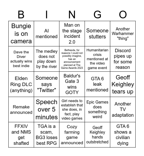This Again Bingo Card