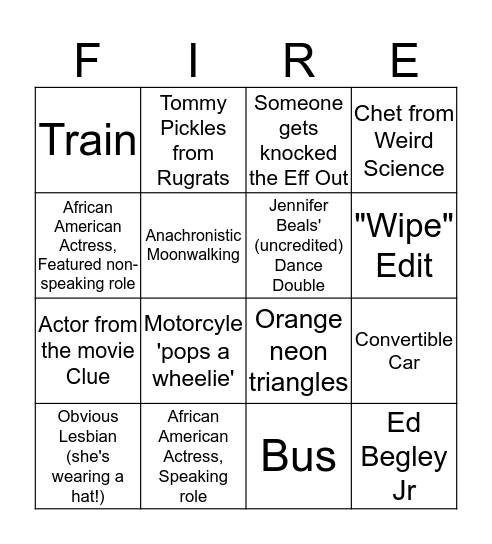 STREETS OF... Bingo Card