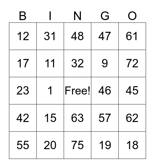 Sharon's Bingo  Bingo Card