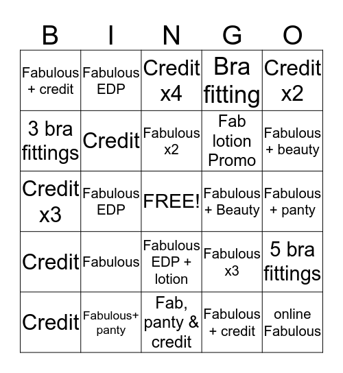 Life is FABULOUS @396 Bingo Card