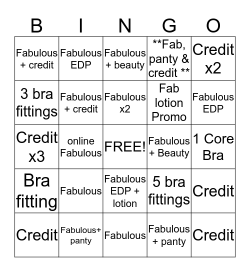 Life is FABULOUS @396 Bingo Card