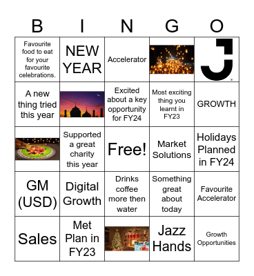 G&S Year End Bingo Card