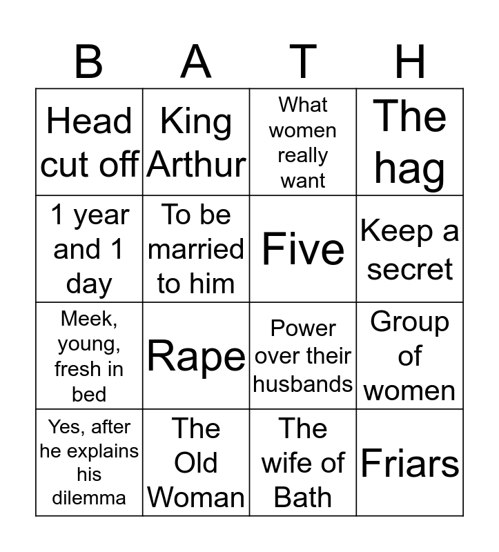 the-wife-of-bath-s-tale-bingo-card