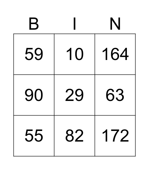 adidas Townhall 2023 Bingo Card