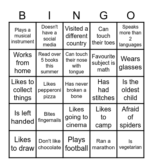 Bingo Game Bingo Card