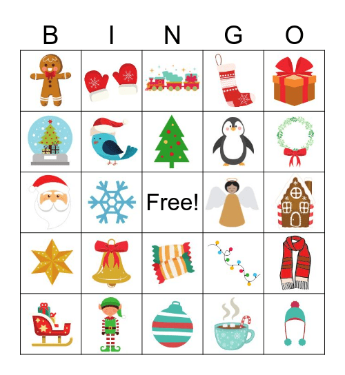 Christmas Bingo Card