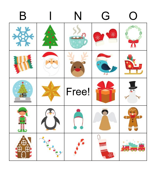 Christmas Bingo! Bingo Card