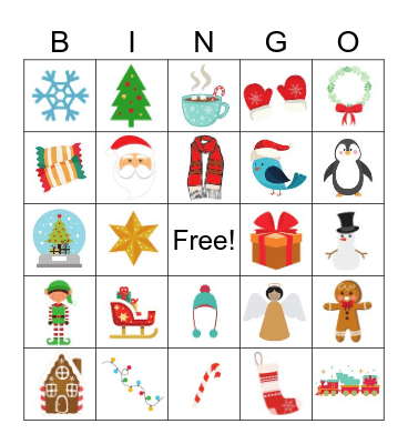 Christmas Bingo! Bingo Card