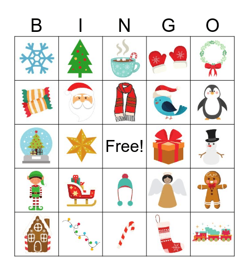 Christmas Bingo! Bingo Card