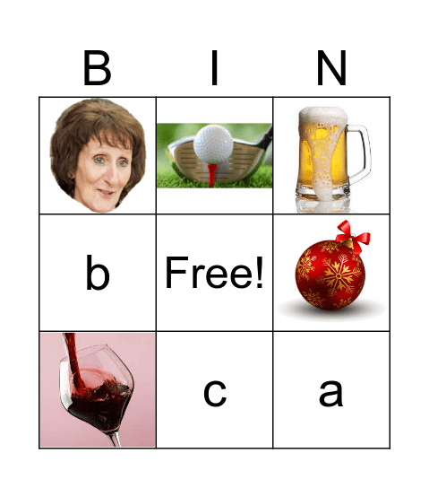 Sue-bo Bingo Card