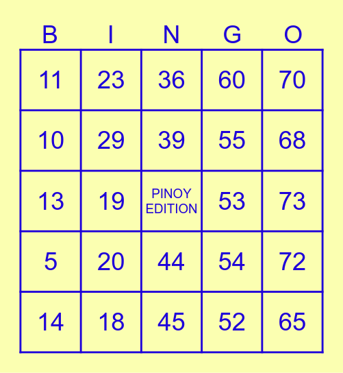 ST Micro Year End Party 2023 Bingo Card