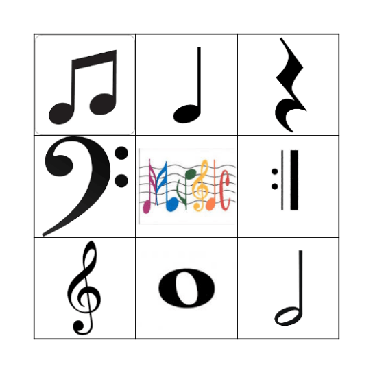 Music Bingo Card