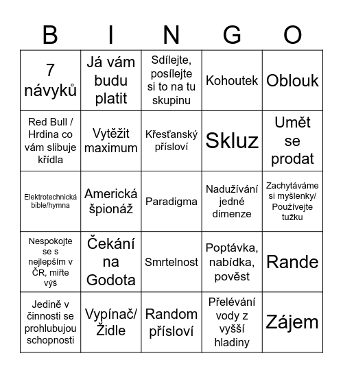 ZVELEBINGO Card