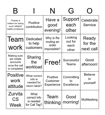 CS Bingo 2 Bingo Card