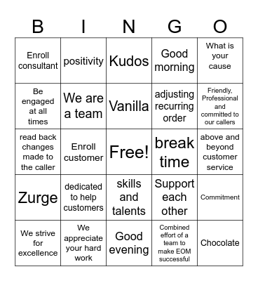 CS Bingo 3 Bingo Card
