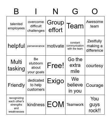 CS Bingo 6 Bingo Card