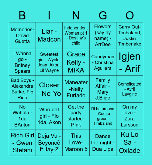 Julebord TFOK Bingo Card