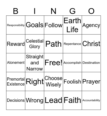 Conference talk bingo Card
