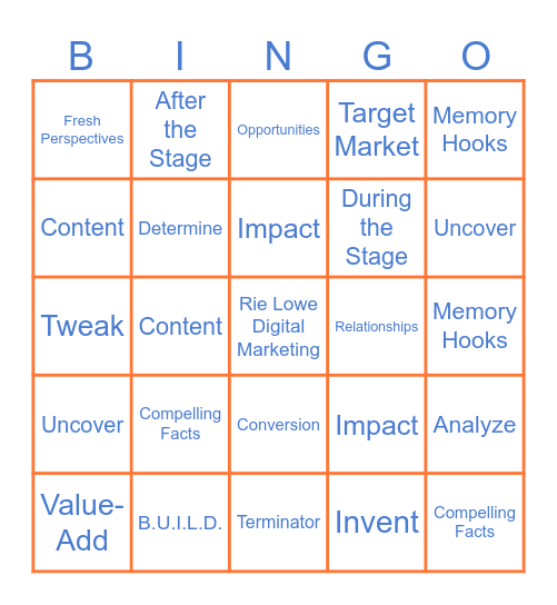 AI Revolution Bingo Card