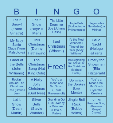 ☃️❄️Silas All Hands Holiday ☃️❄️ Bingo Card