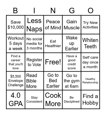 2024 Bingo Card