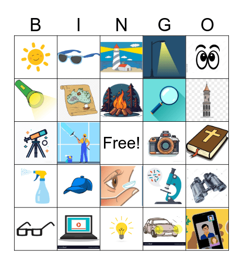 Help Me See!!! Bingo Card