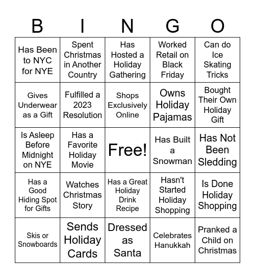 Galileo Jingo Bingo Card 1 Bingo Card