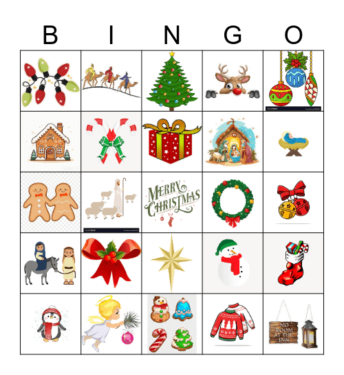 Christmas Bingo Card