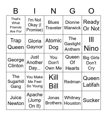 The Garden State Bingo Card
