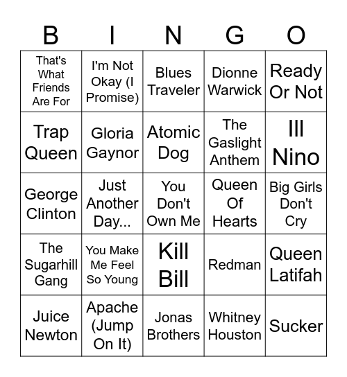 The Garden State Bingo Card
